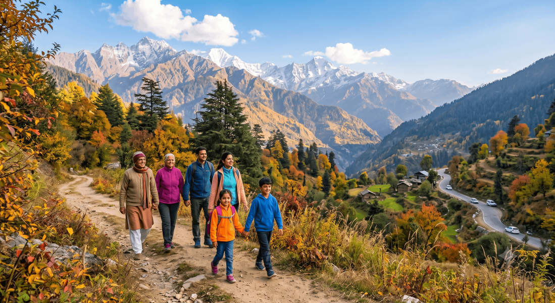 The Ultimate 7-Day October Himachal Family Itinerary (Kid & Senior-Friendly Routes)
